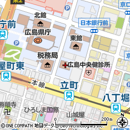 広島市役所広島市水道局　営業部営業課庶務係周辺の地図