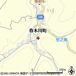 大阪府和泉市春木川町255周辺の地図