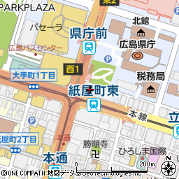 資格の学校ＴＡＣ　広島校周辺の地図
