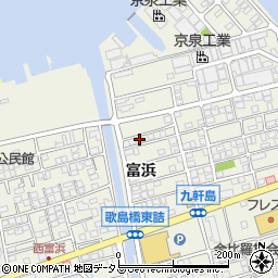 広島県尾道市向島町富浜5587-23周辺の地図
