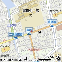 広島県尾道市向島町富浜5557-93周辺の地図