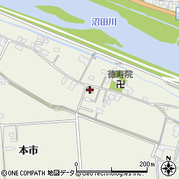 本市公民館周辺の地図