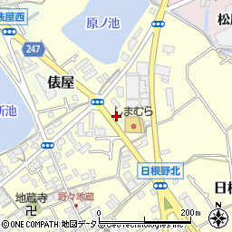ほっかほっか亭　日根野店周辺の地図