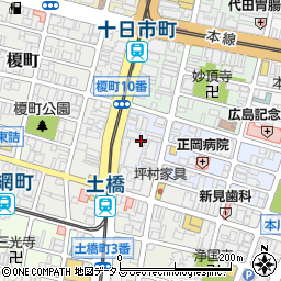 広島県広島市中区猫屋町3周辺の地図