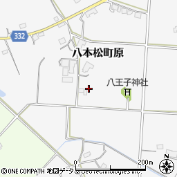 広島県東広島市八本松町原4611周辺の地図