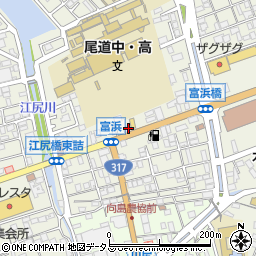 広島県尾道市向島町富浜5552-22周辺の地図