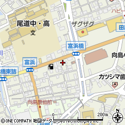 広島県尾道市向島町富浜5552-14周辺の地図
