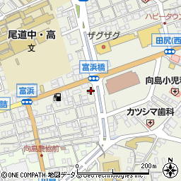 広島県尾道市向島町富浜5541-2周辺の地図