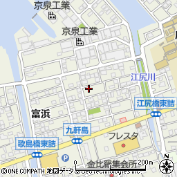 広島県尾道市向島町富浜5579-2周辺の地図