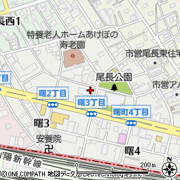 関西タクシー株式会社　本社・配車センター周辺の地図