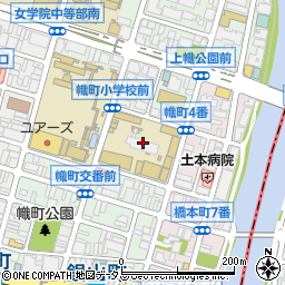 学校法人広島信望愛学園　事務局周辺の地図