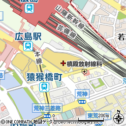 YEBISU BAR エキシティ広島店周辺の地図