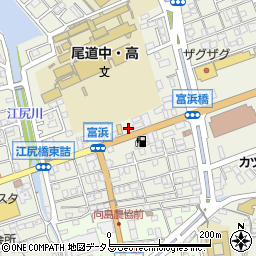 広島県尾道市向島町富浜5552-38周辺の地図