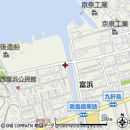 広島県尾道市向島町富浜5607-5周辺の地図