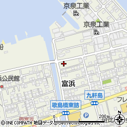広島県尾道市向島町富浜5587-40周辺の地図
