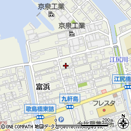 広島県尾道市向島町富浜5586-5周辺の地図