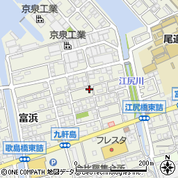 広島県尾道市向島町富浜5579-6周辺の地図