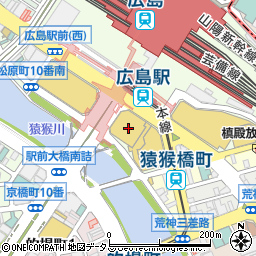 タイムズカー広島駅前店周辺の地図