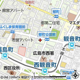 広島県広島市西区都町33-15周辺の地図