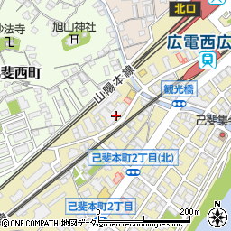 西広島どんぐり薬局周辺の地図