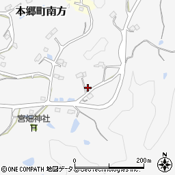 広島県三原市本郷町南方5225周辺の地図