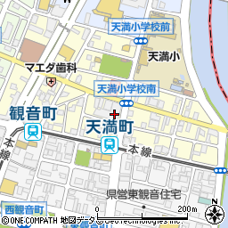 セブンイレブン広島天満町店周辺の地図