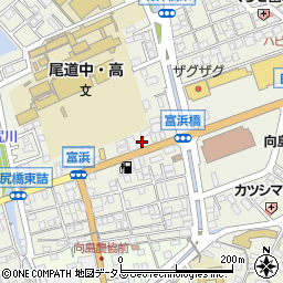 広島県尾道市向島町富浜5543-10周辺の地図
