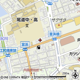 広島県尾道市向島町富浜5552-25周辺の地図