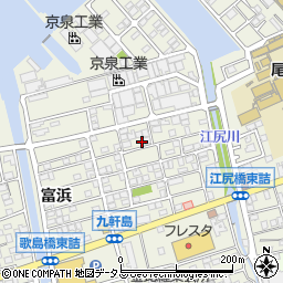 広島県尾道市向島町富浜5578-32周辺の地図