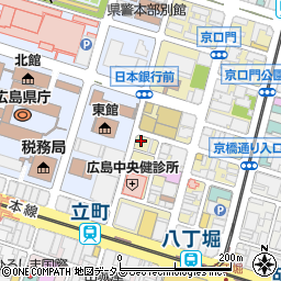 くにまつ・中華そば　八丁堀・本店周辺の地図