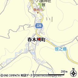 大阪府和泉市春木川町235周辺の地図