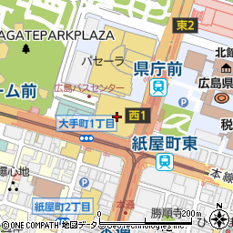 広島バスセンター総合案内所周辺の地図