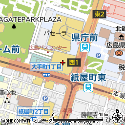 ミキハウスそごう広島店周辺の地図