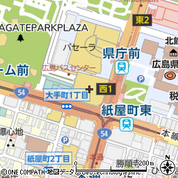 シャネルフレグランス＆ビューティそごう広島店周辺の地図