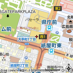 広島銀行バスセンター出発ロビー共同 ＡＴＭ周辺の地図