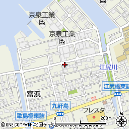 広島県尾道市向島町富浜5578-28周辺の地図