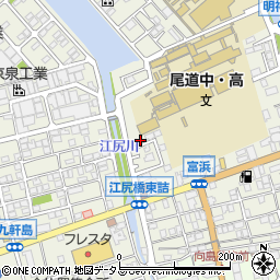 広島県尾道市向島町富浜5558-31周辺の地図
