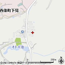 広島県東広島市西条町田口603周辺の地図