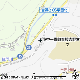 奈良県吉野郡吉野町河原屋27周辺の地図