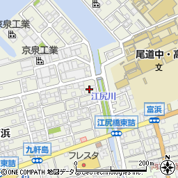 広島県尾道市向島町富浜5579-34周辺の地図