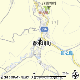 大阪府和泉市春木川町239周辺の地図