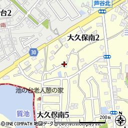 平見西2号公園周辺の地図