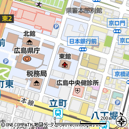 広島県警察本部周辺の地図