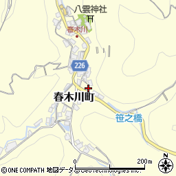 大阪府和泉市春木川町185周辺の地図