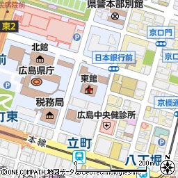 広島県庁　環境県民局循環型社会課一般廃棄物周辺の地図