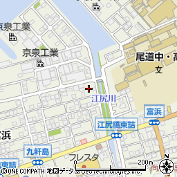 広島県尾道市向島町富浜5578-27周辺の地図