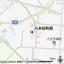 広島県東広島市八本松町原4595周辺の地図