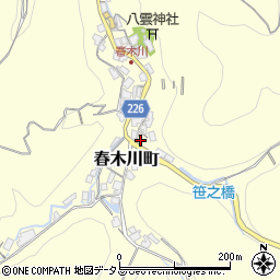 大阪府和泉市春木川町184周辺の地図