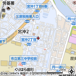 三浦不動産周辺の地図