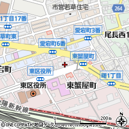 中国整体センター　東蟹屋治療院周辺の地図